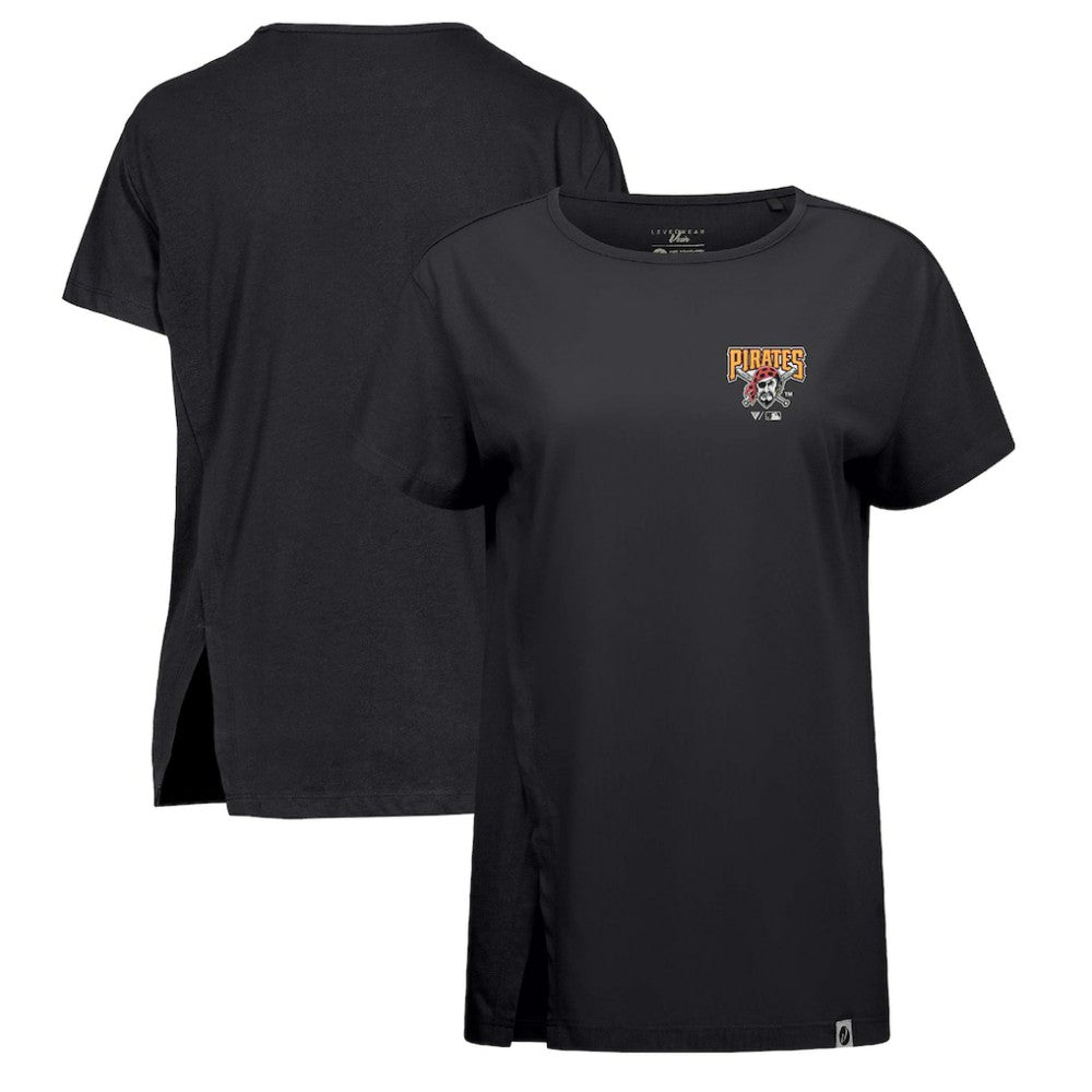 Pittsburgh Pirates Levelwear Women's Influx Cooperstown Core Logo T-Shirt Discount