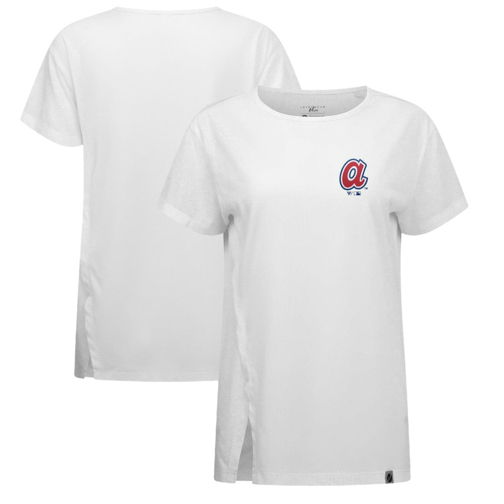 Atlanta Braves Levelwear Women's Influx Cooperstown Core Logo T-Shirt Near Me