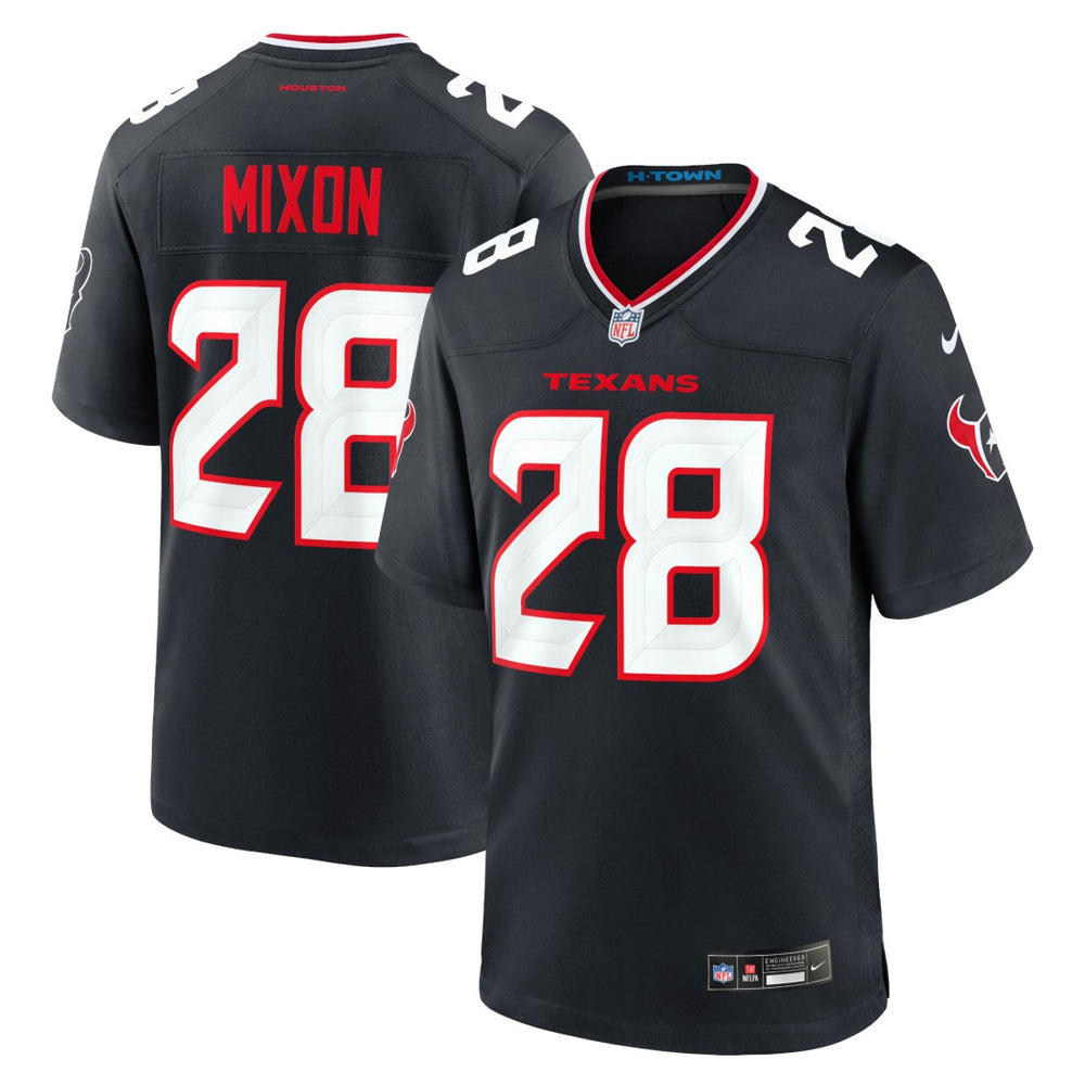 Joe Mixon Houston Texans Game Jersey - Navy - Nike