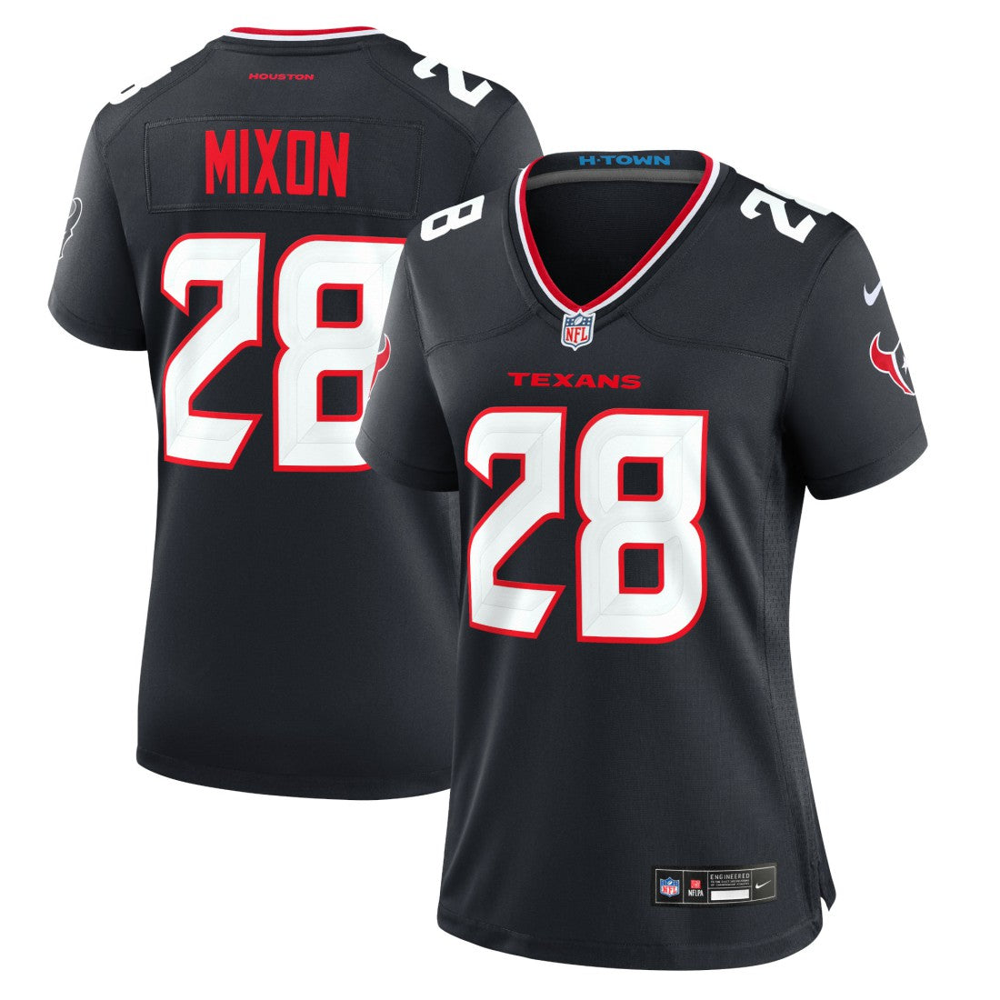 Joe Mixon Houston Texans Women's Game Jersey - Navy - Nike