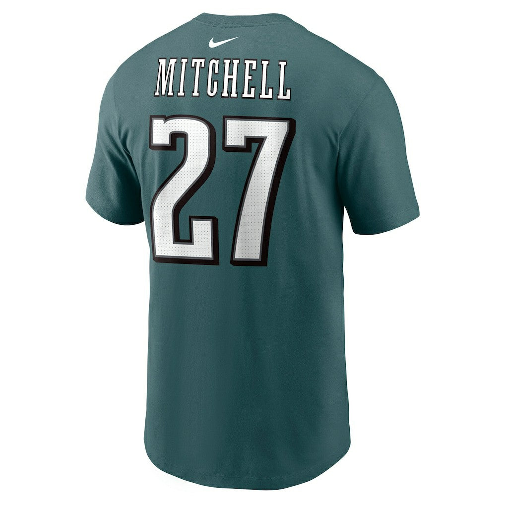 Quinyon Mitchell Philadelphia Eagles Name & Number T-Shirt - Green - Nike
