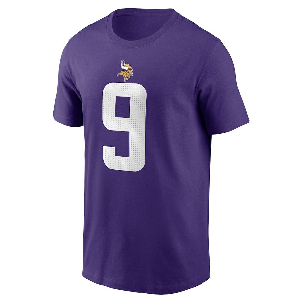 J.J. McCarthy Minnesota Vikings Name & Number T-Shirt - Purple - Nike