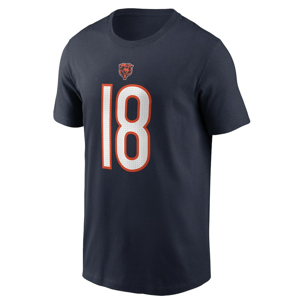 Caleb Williams Chicago Bears Name & Number T-Shirt - Navy - Nike