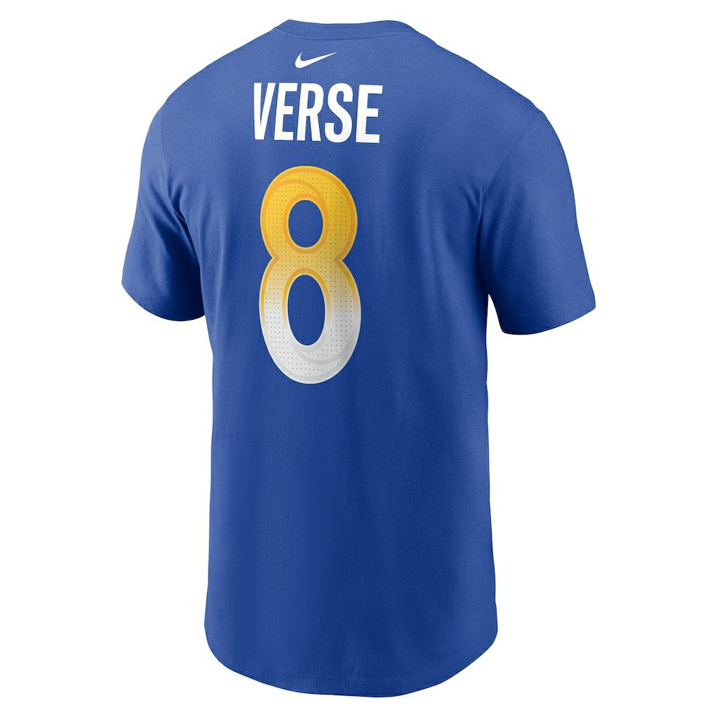 Jared Verse Los Angeles Rams Name & Number T-Shirt - Royal - Nike