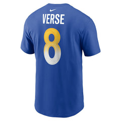 Jared Verse Los Angeles Rams Name & Number T-Shirt - Royal - Nike