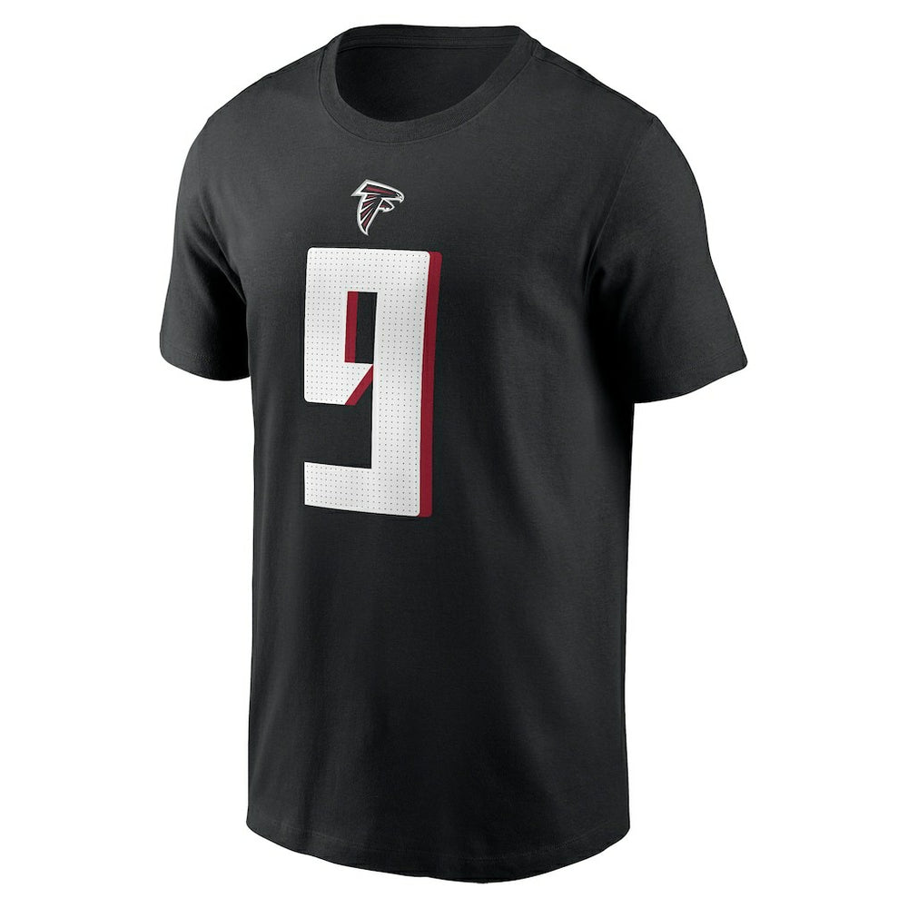 Michael Penix Jr. Atlanta Falcons Name & Number T-Shirt - Black - Nike
