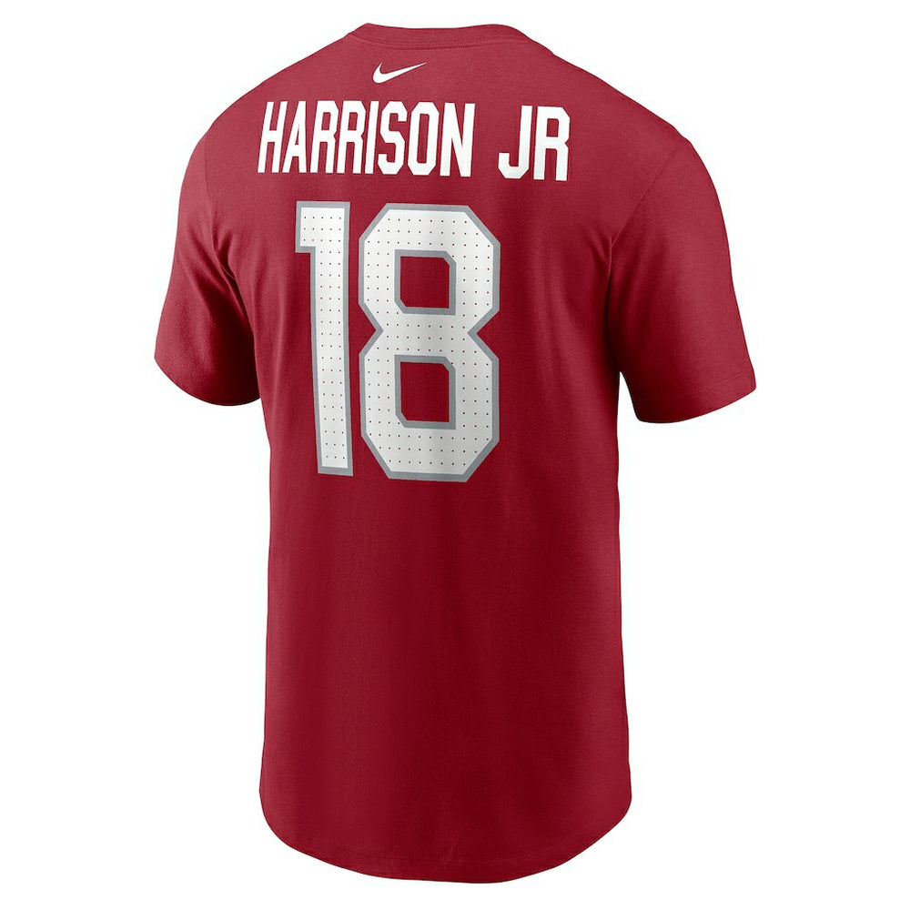 Marvin Harrison Jr. Arizona Cardinals Name & Number T-Shirt - Cardinal - Nike