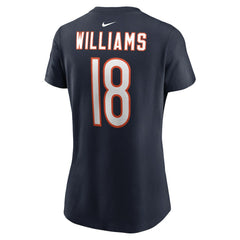 Caleb Williams Chicago Bears Women's Name & Number T-Shirt - Navy - Nike
