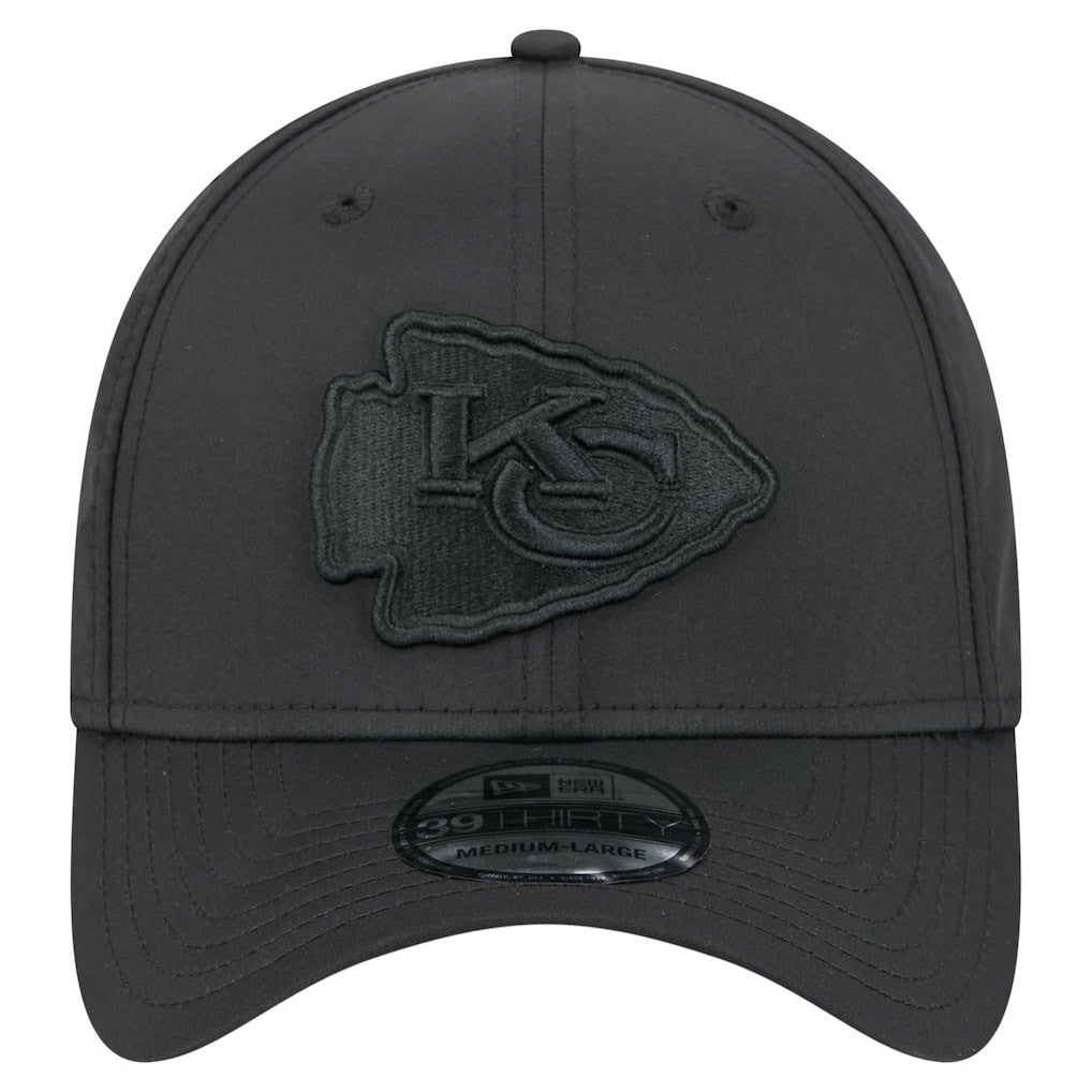 Kansas City Chiefs New Era Hydro 39THIRTY Flex Hat - Black - NFL