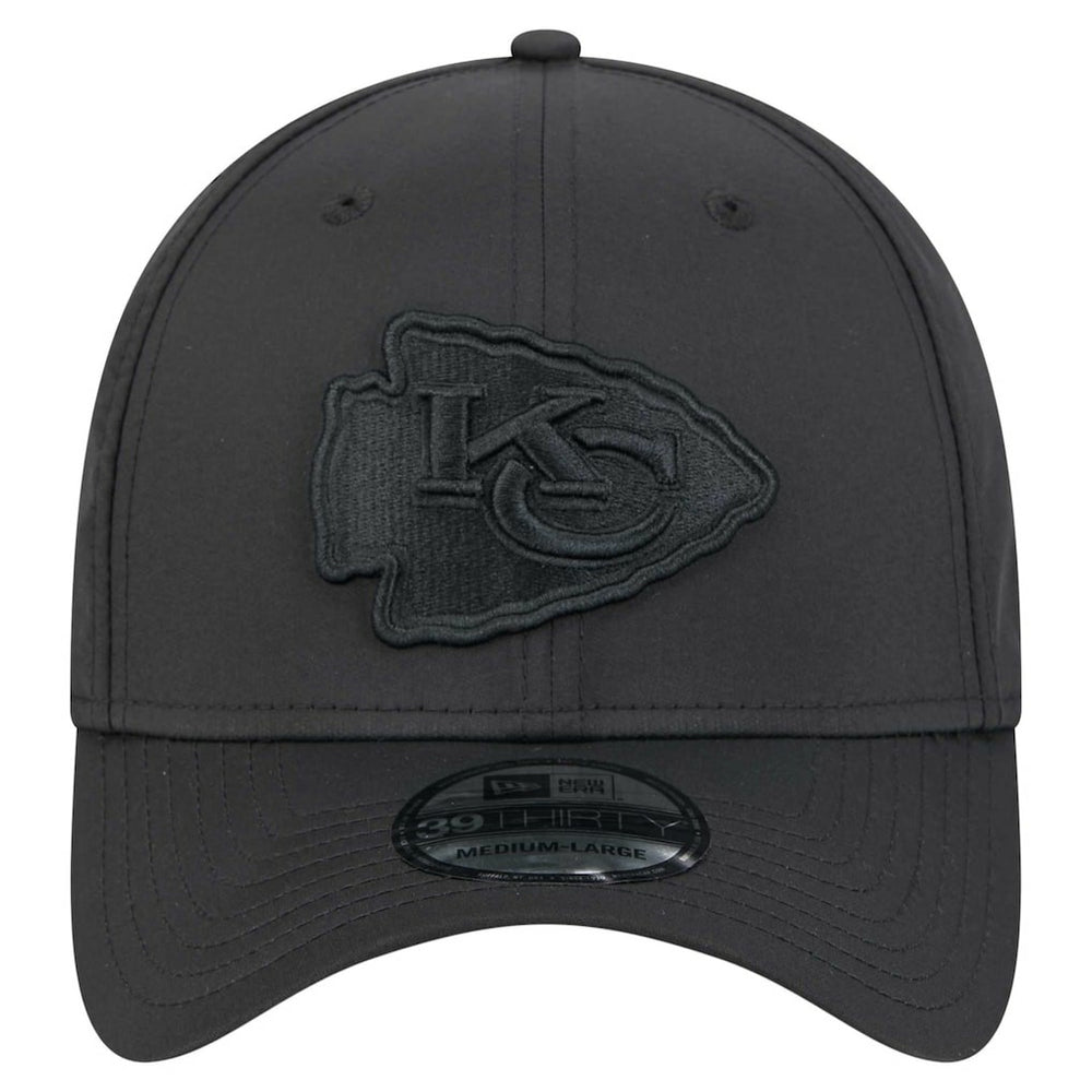Kansas City Chiefs New Era Hydro 39THIRTY Flex Hat - Black - NFL