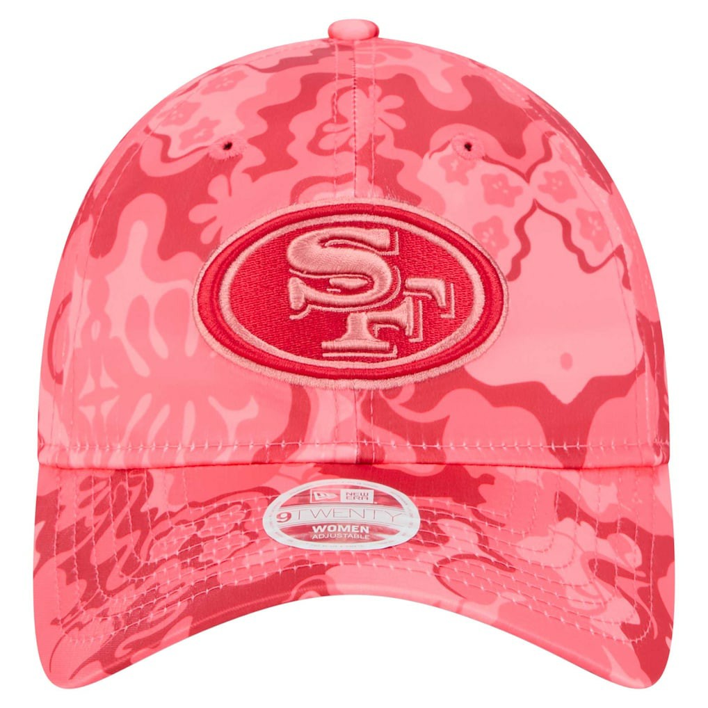 San Francisco 49ers New Era Women's Trippy 9TWENTY Adjustable Hat - Scarlet - NFL