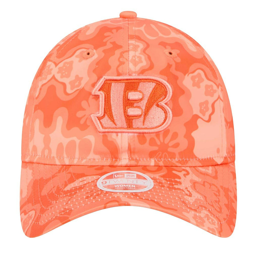 Cincinnati Bengals New Era Women's Trippy 9TWENTY Adjustable Hat - Orange - NFL