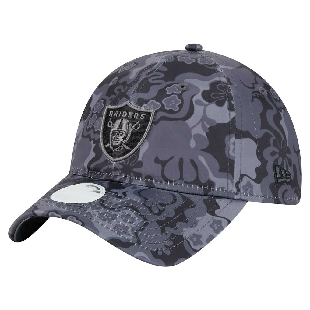 Las Vegas Raiders New Era Women's Trippy 9TWENTY Adjustable Hat - Black - NFL