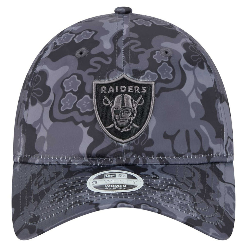 Las Vegas Raiders New Era Women's Trippy 9TWENTY Adjustable Hat - Black - NFL