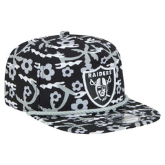 Las Vegas Raiders New Era Wakey Wakey Golfer Snapback Hat - Black - NFL