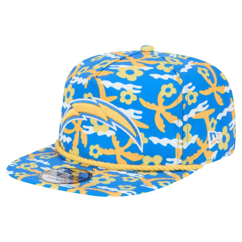 Los Angeles Chargers New Era Wakey Wakey Golfer Snapback Hat - Blue - NFL