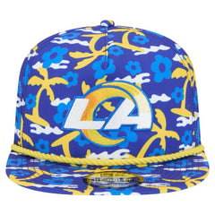 Los Angeles Rams New Era Wakey Wakey Golfer Snapback Hat - Royal - NFL