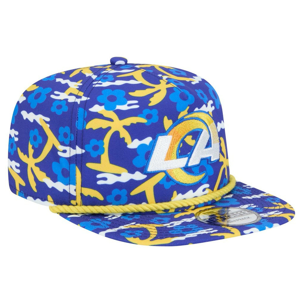 Los Angeles Rams New Era Wakey Wakey Golfer Snapback Hat - Royal - NFL