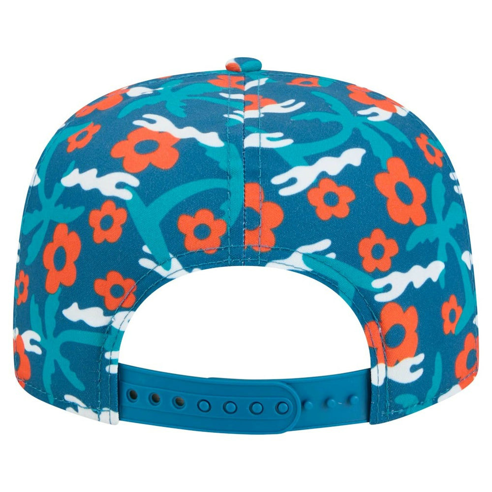 Miami Dolphins New Era Wakey Wakey Golfer Snapback Hat - Aqua - NFL