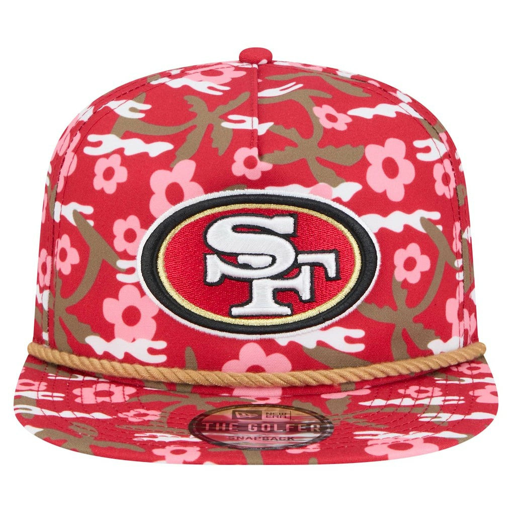 San Francisco 49ers New Era Wakey Wakey Golfer Snapback Hat - Scarlet - NFL