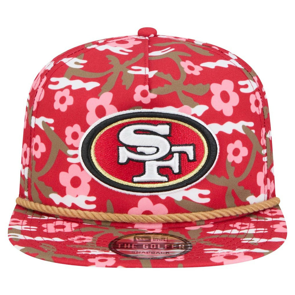 San Francisco 49ers New Era Wakey Wakey Golfer Snapback Hat - Scarlet - NFL