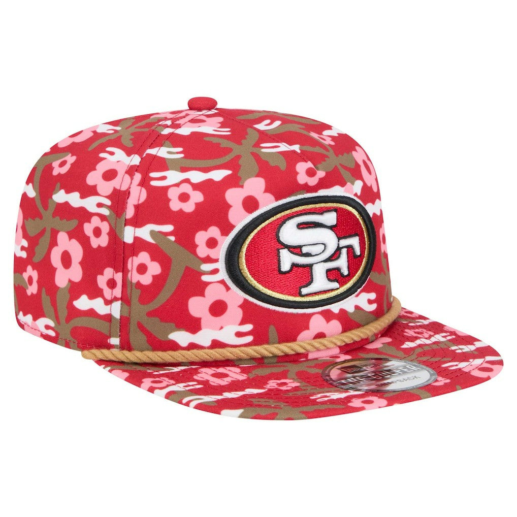 San Francisco 49ers New Era Wakey Wakey Golfer Snapback Hat - Scarlet - NFL