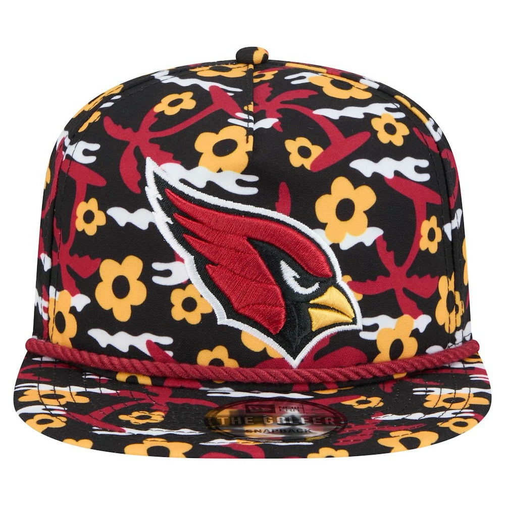 Arizona Cardinals New Era Wakey Wakey Golfer Snapback Hat - Black - NFL