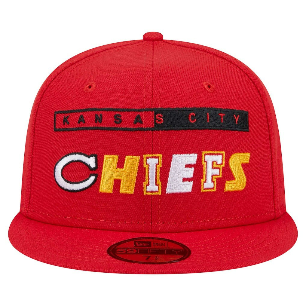 Kansas City Chiefs New Era Ransom 59FIFTY Fitted Hat - Red - NFL