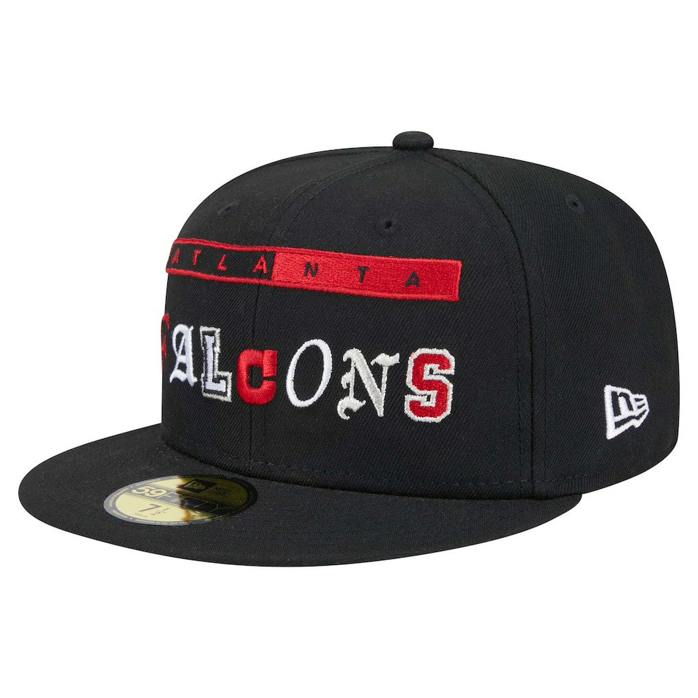 Atlanta Falcons New Era Ransom 59FIFTY Fitted Hat - Black - NFL