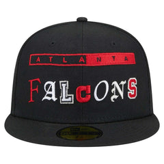 Atlanta Falcons New Era Ransom 59FIFTY Fitted Hat - Black - NFL