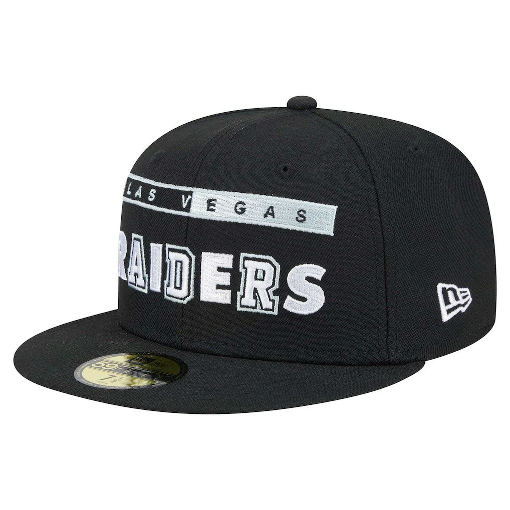Las Vegas Raiders New Era Ransom 59FIFTY Fitted Hat - Black - NFL