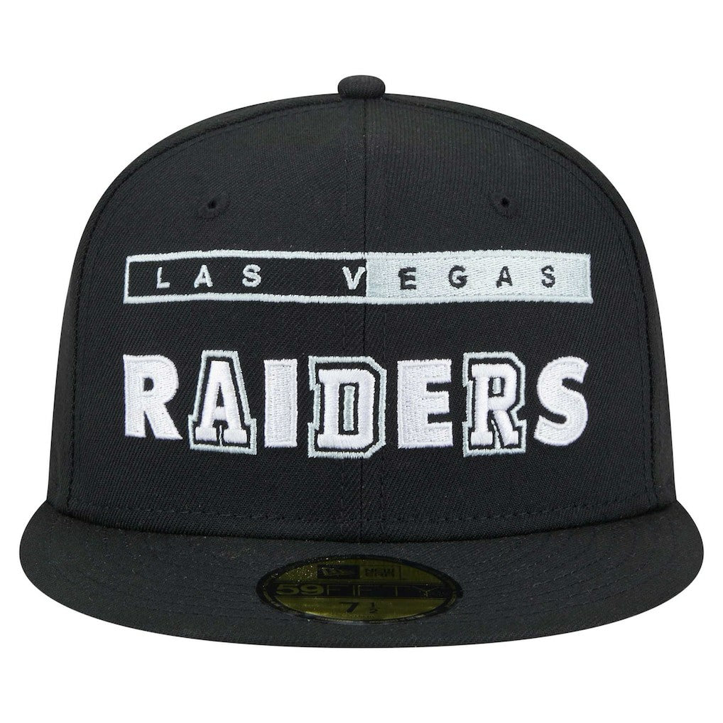 Las Vegas Raiders New Era Ransom 59FIFTY Fitted Hat - Black - NFL