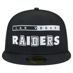 Las Vegas Raiders New Era Ransom 59FIFTY Fitted Hat - Black - NFL