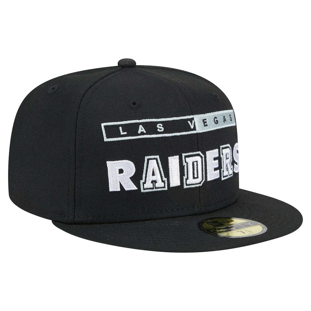 Las Vegas Raiders New Era Ransom 59FIFTY Fitted Hat - Black - NFL