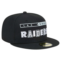 Las Vegas Raiders New Era Ransom 59FIFTY Fitted Hat - Black - NFL
