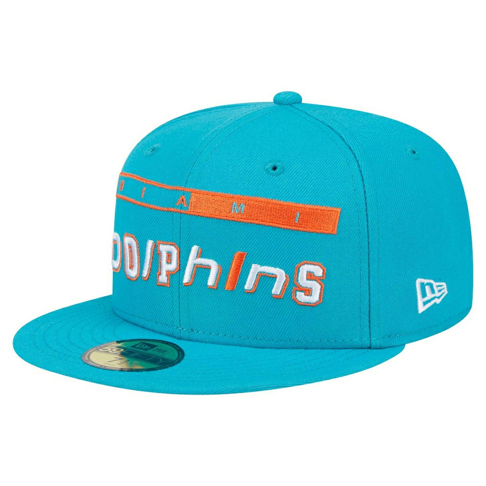 Miami Dolphins New Era Ransom 59FIFTY Fitted Hat - Aqua - NFL