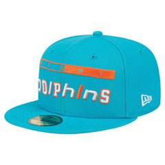 Miami Dolphins New Era Ransom 59FIFTY Fitted Hat - Aqua - NFL