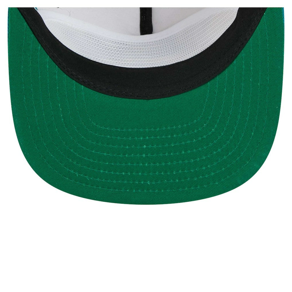 Jacksonville Jaguars New Era Athletic Golfer Snapback Hat - Stone/Teal - NFL