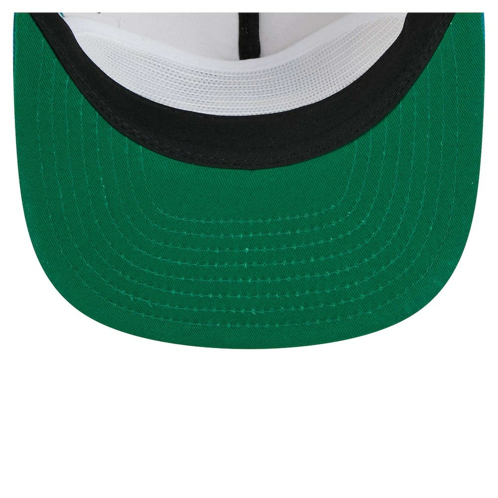 Jacksonville Jaguars New Era Athletic Golfer Snapback Hat - Stone/Teal - NFL