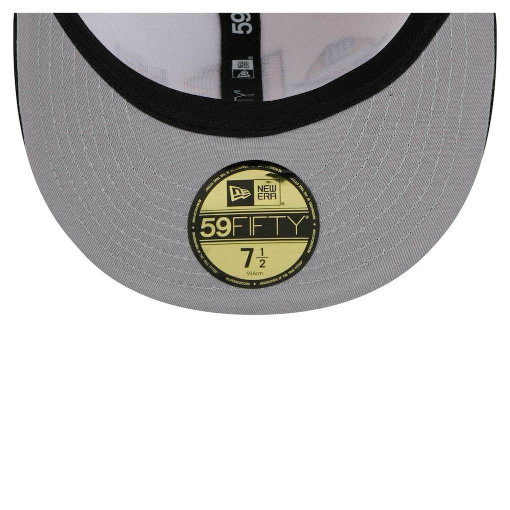 Pittsburgh Steelers New Era Corduroy 59FIFTY Fitted Hat - Cream/Black - NFL