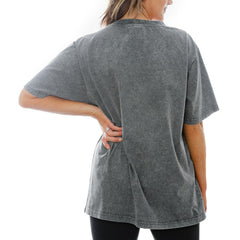 Houston Texans Gameday Couture Women's Tackle Titan Relaxed Fit T-Shirt - Gray - NFL