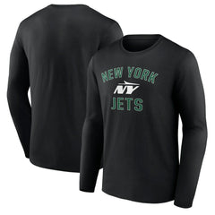 New York Jets Victory Arch Long Sleeve T-Shirt - Black - NFL