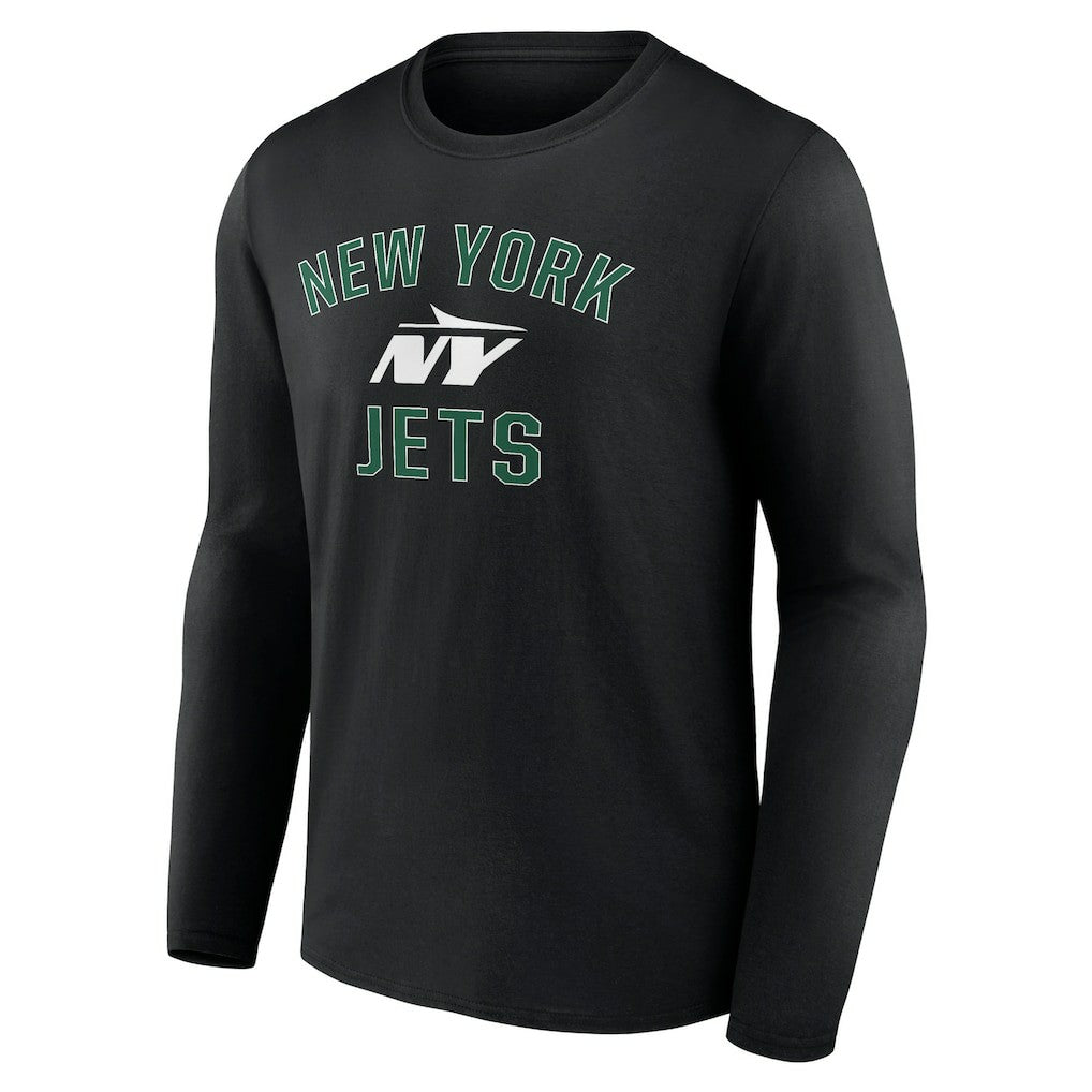 New York Jets Victory Arch Long Sleeve T-Shirt - Black - NFL
