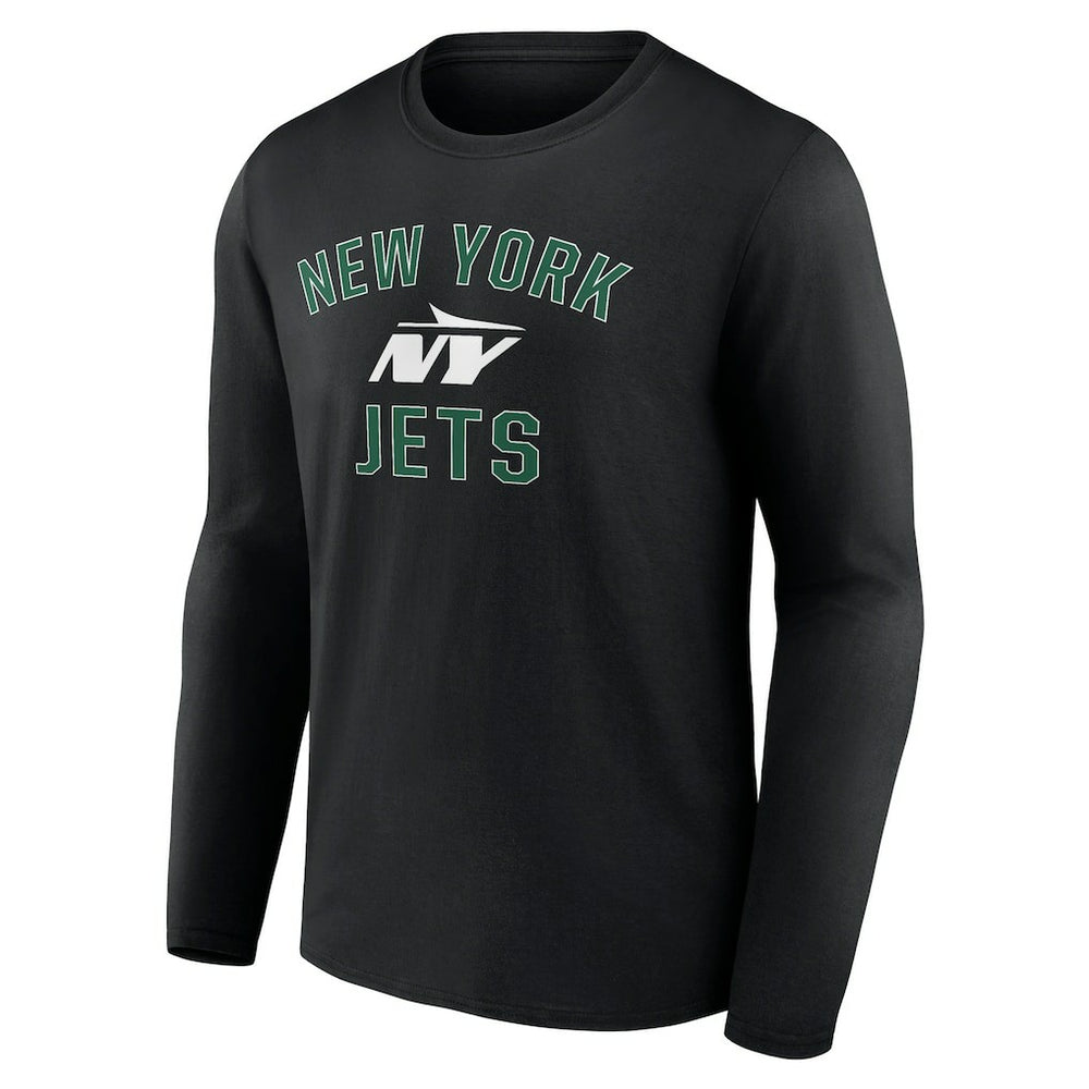 New York Jets Victory Arch Long Sleeve T-Shirt - Black - NFL