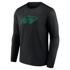 New York Jets Secondary Logo Long Sleeve T-Shirt - Black - NFL