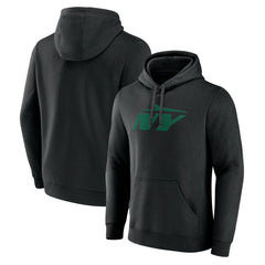 New York Jets Secondary Logo Pullover Hoodie - Black - NFL