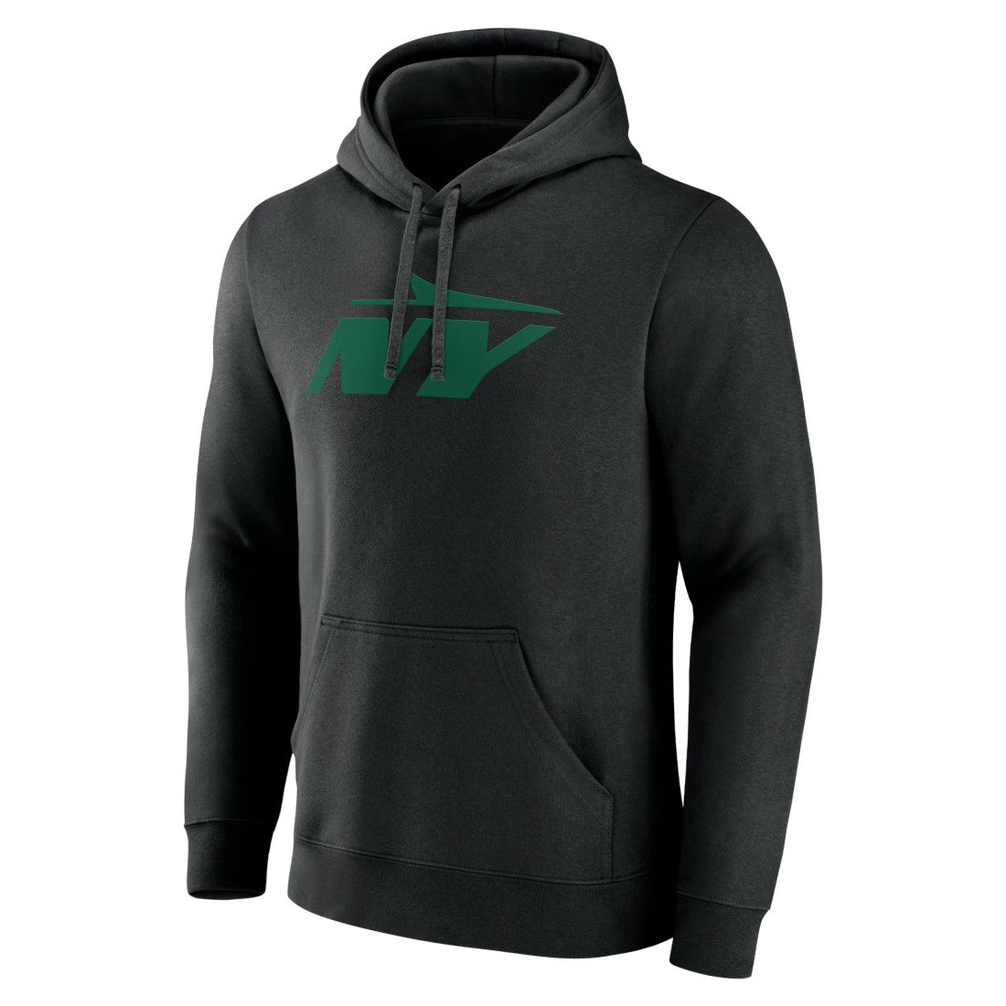 New York Jets Secondary Logo Pullover Hoodie - Black - NFL