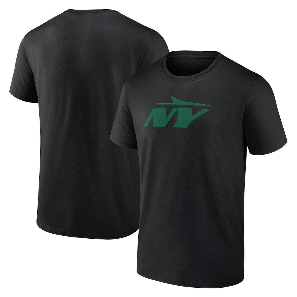 New York Jets Secondary Logo Lightweight T-Shirt - Black - NFL
