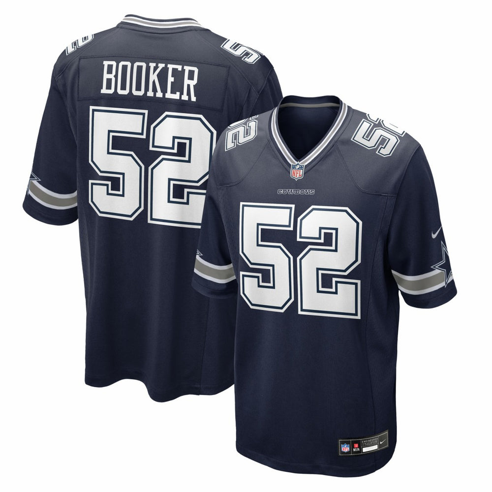 Tyler Booker Dallas Cowboys 2025 NFL Draft First Round Pick Game Jersey - Navy - Nike