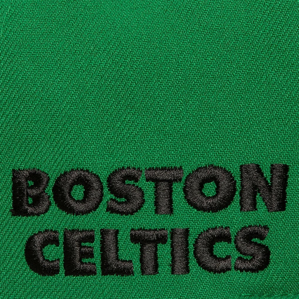 Mitchell & Ness Boston Celtics Starlight Snapback Hat Kelly Green